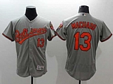 Baltimore Orioles #13 Manny Machado Gray 2016 Flexbase Authentic Collection Stitched Jersey,baseball caps,new era cap wholesale,wholesale hats